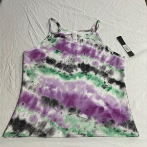 NWT XL Catherine Malandrino tye dyed tank top.
